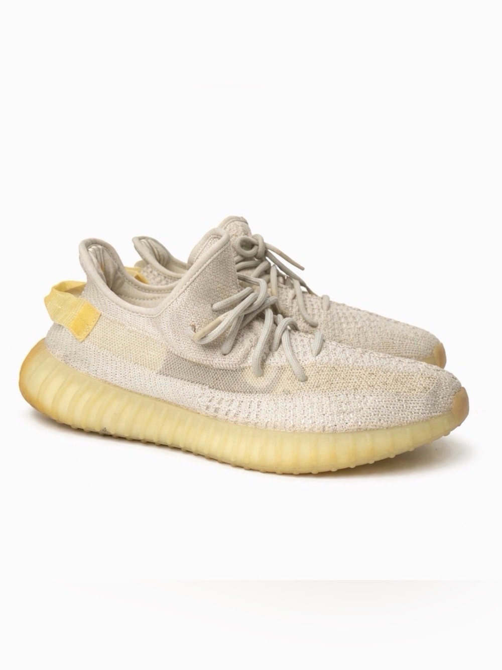 Yeezy Boost 350 V2 Sneakers in Cream and Yellow
